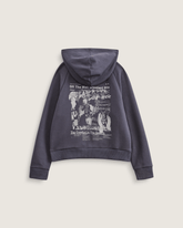 Kids Greatest Hits Zip Hoodie in Asphalt Grey | Vans discount