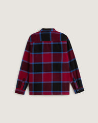 Kids Larkspur Plaid Flannel Shirt in Bordeaux Red / Black | Vans online