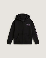 Little Kids Scribbled Past Zip Hoodie in Black | Vans near me