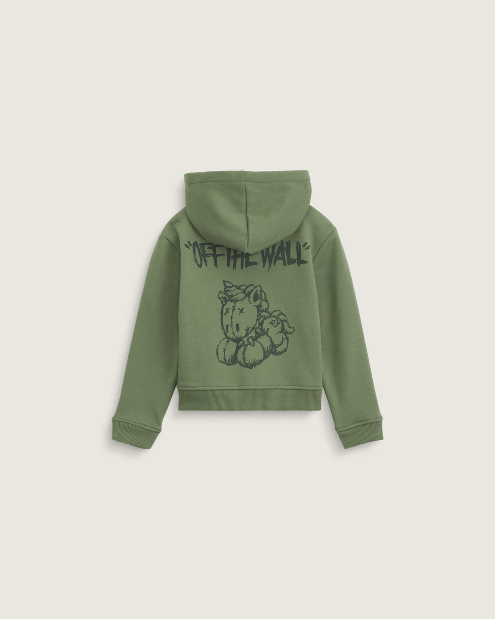 Little Kids Unicorn Zip Hoodie in Pine Forest Green | Vans near me