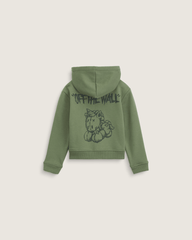 Little Kids Unicorn Zip Hoodie in Pine Forest Green | Vans near me