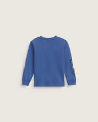Little Kids Dizzy Bear Long Sleeve T-Shirt in True Navy Blue | Vans discount