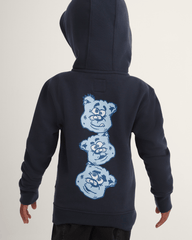 Little Kids Dizzy Bear Zip Hoodie in Parisian Night Blue | Vans near me