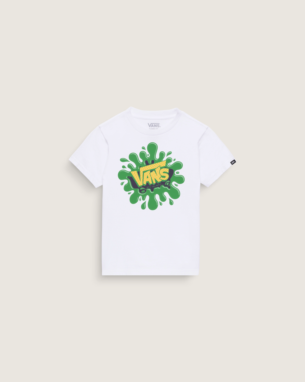 Little Kids Splat T-Shirt in White | Vans discount