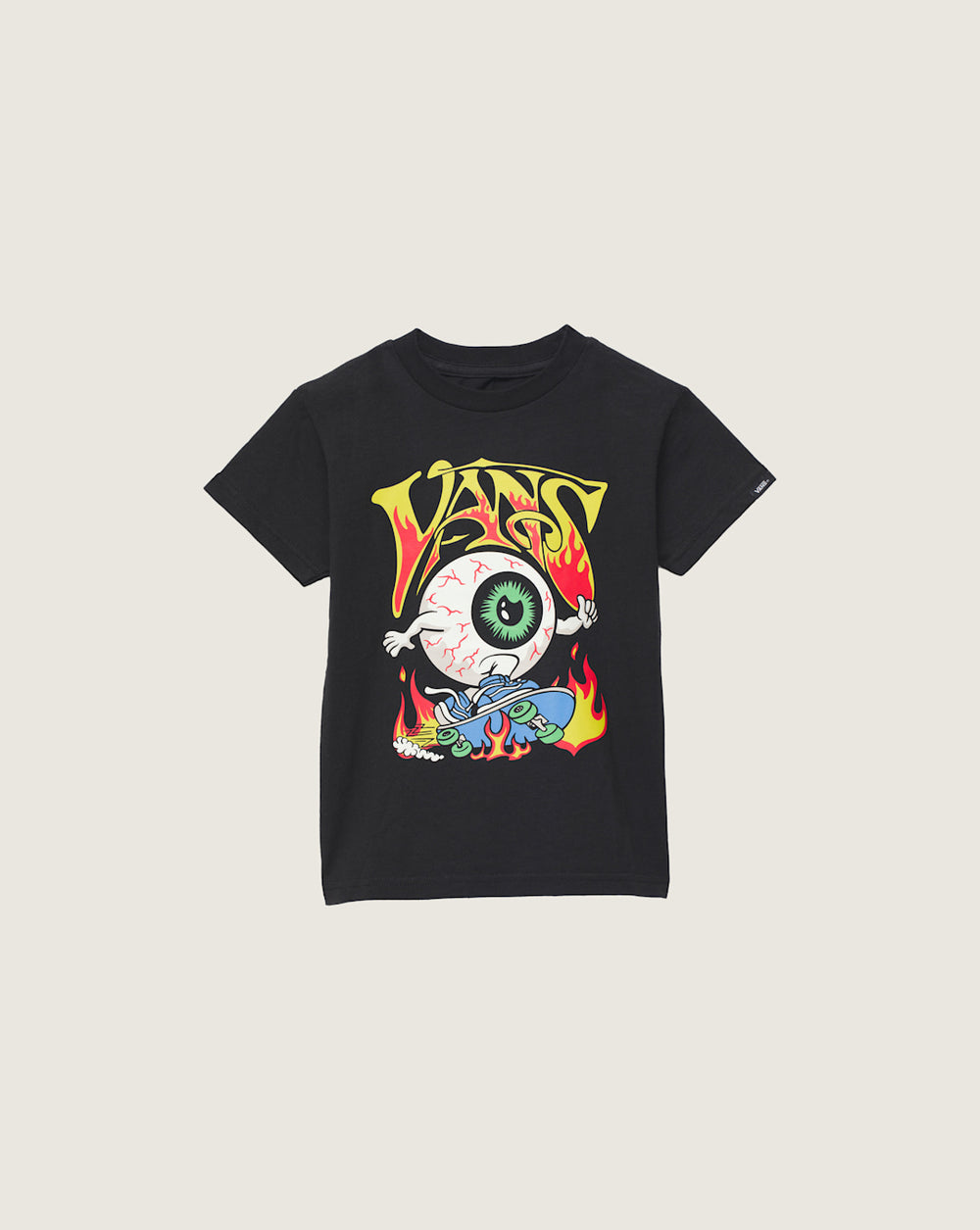 Little Kids Eyeball T-Shirt in Black | Vans online
