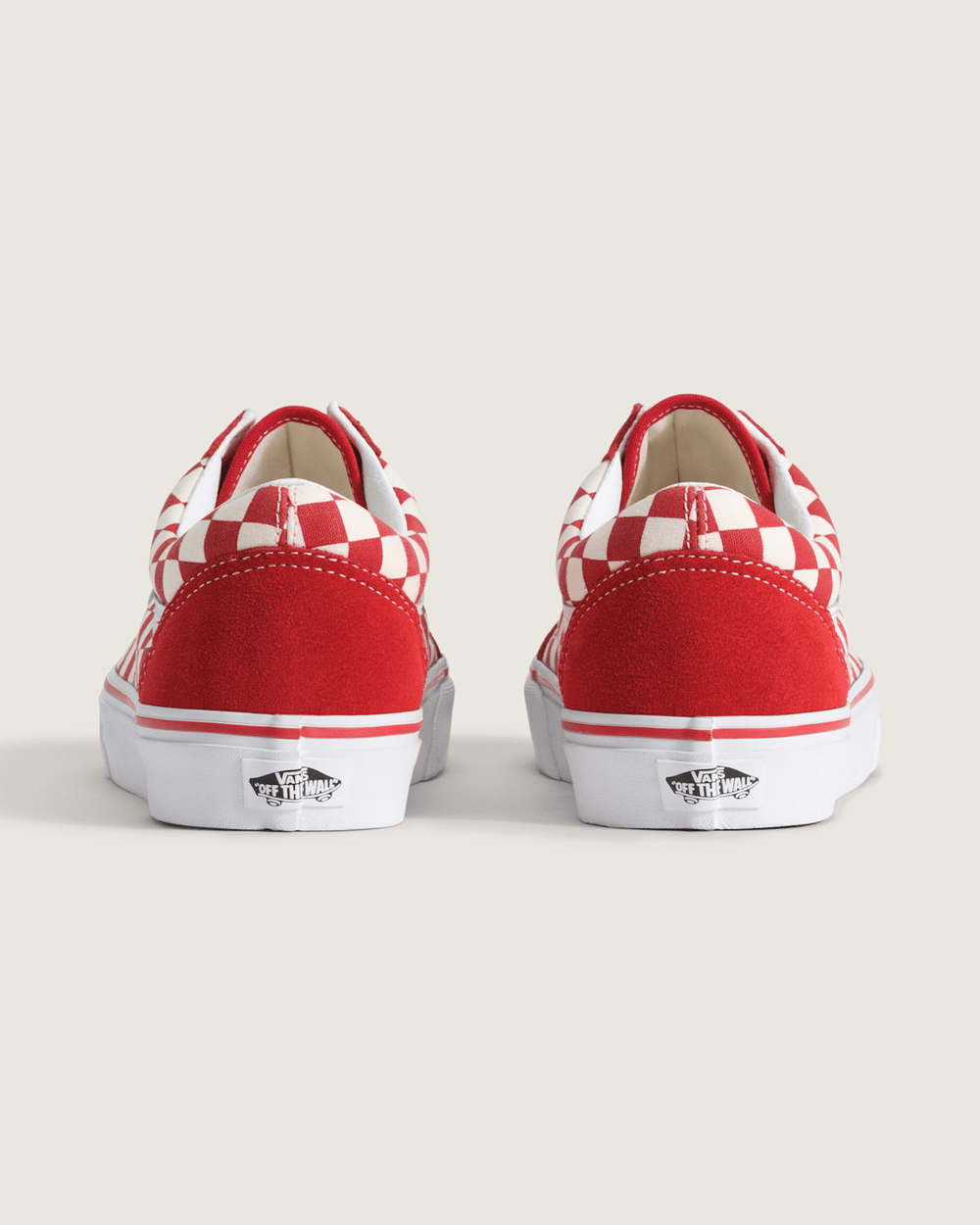 Old Skool Checkerboard Shoe in Checkerboard Racing Red / White | Vans on sale