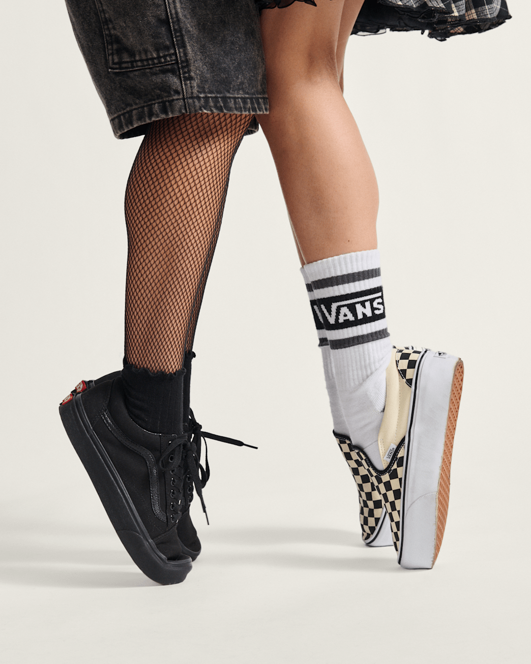 Classic Slip-On Stackform Checkerboard Black/Classic White Shoe | Vans near me