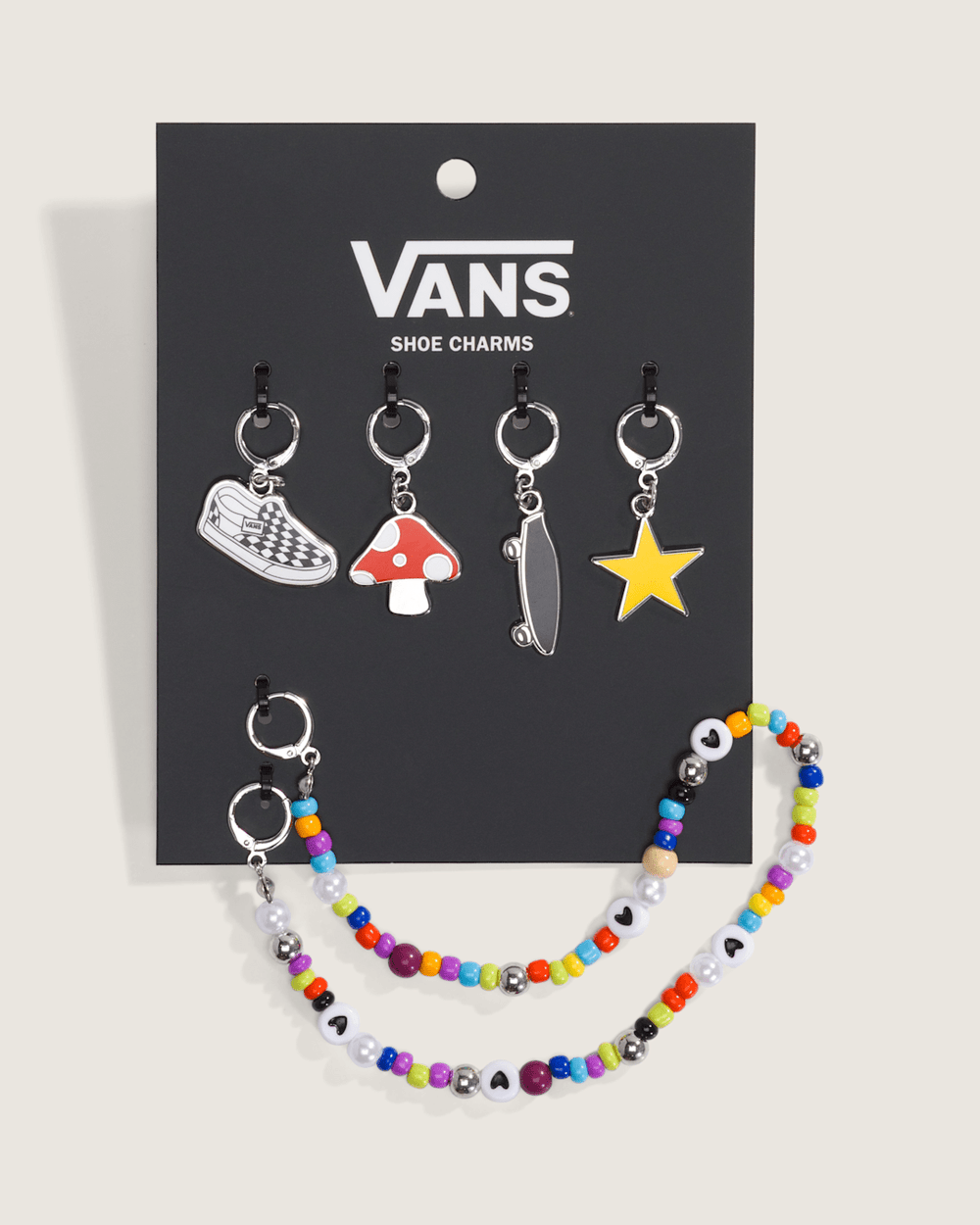 Vans Beaded Board Shoe Charm Set in Red | Vans sale