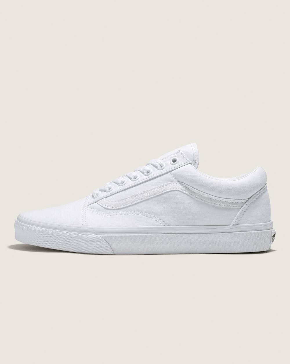 Old Skool Wide Canvas True White Classics Shoe | Vans online