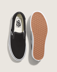 Classic Slip-On Platform Shoe in Black / True White | Vans outlet