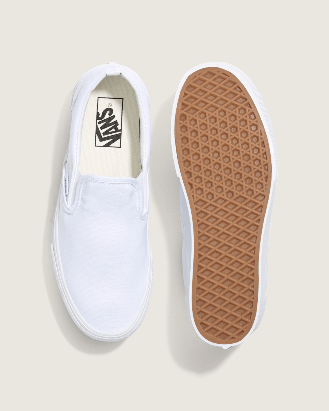 Classic Slip-On Platform Shoe in True White | Vans sale