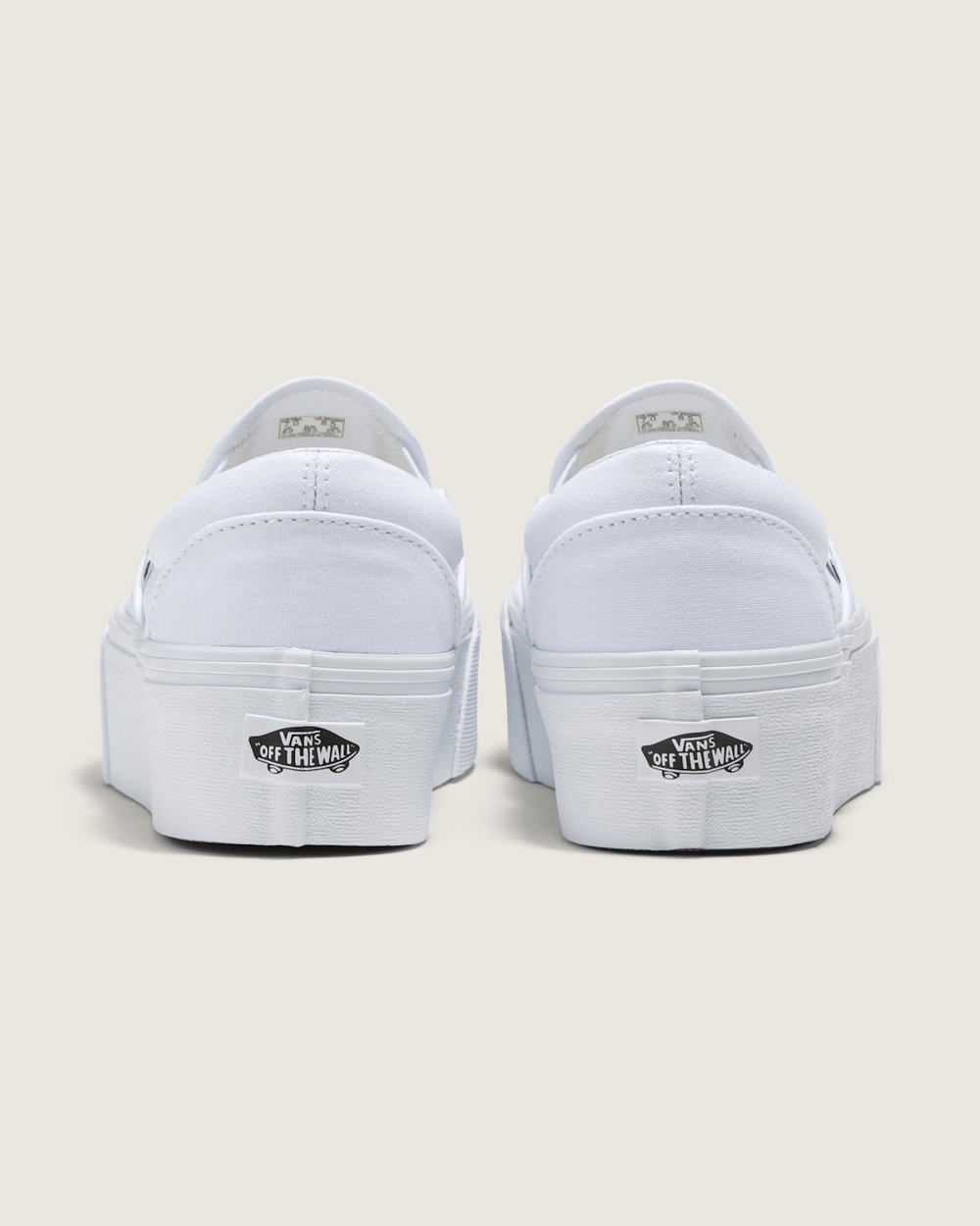 Classic Slip-On Platform Shoe in True White | Vans sale