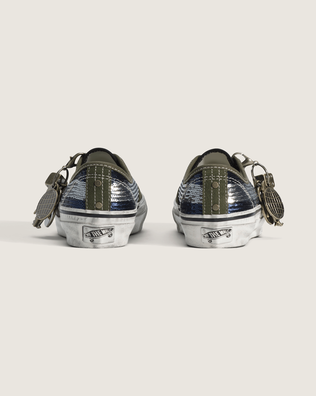 Premium Authentic "Charms" Shoe in Green / Blue | Vans on sale