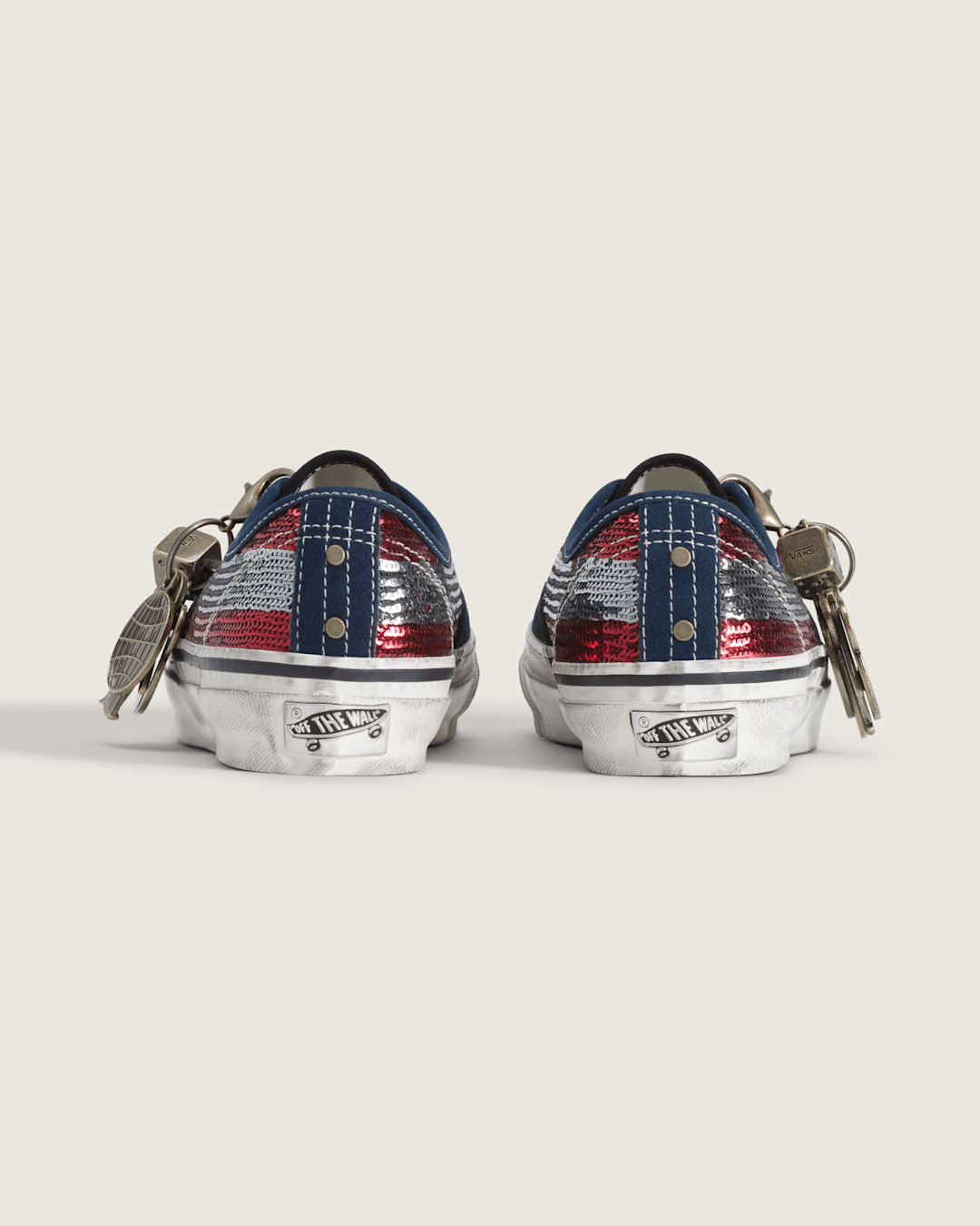 Premium Authentic "Charms" Shoe in Red / Navy | Vans online