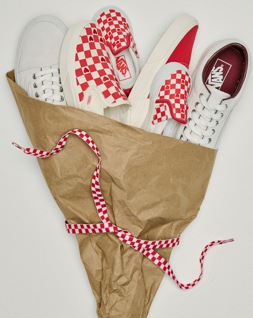 Classic Slip-On Checkerboard Shoe in Checkerboard Racing Red | Vans near me