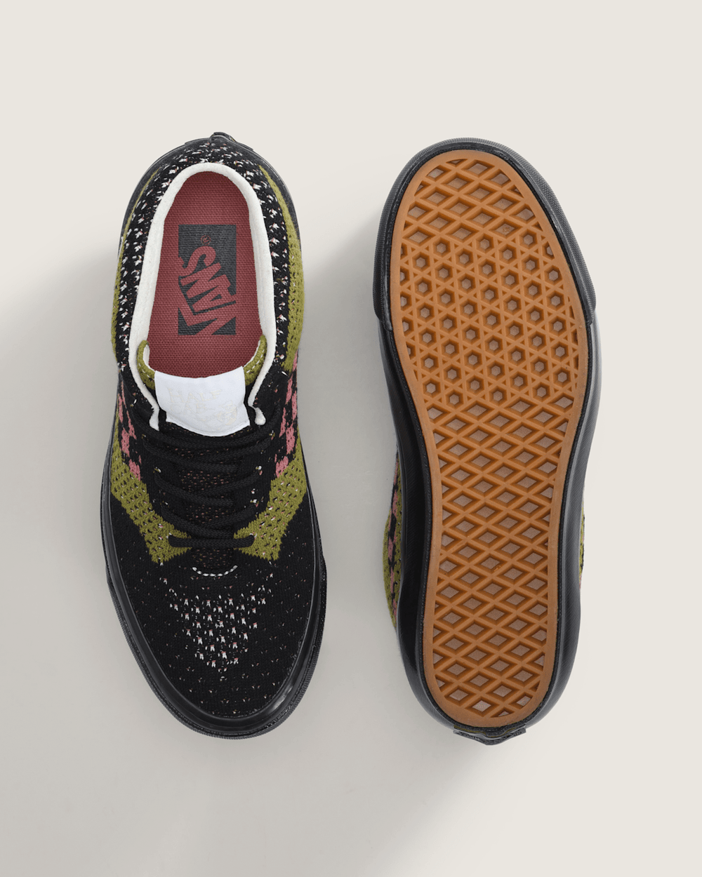 Premium Half Cab Shoe in Black / Aged Green | Vans online