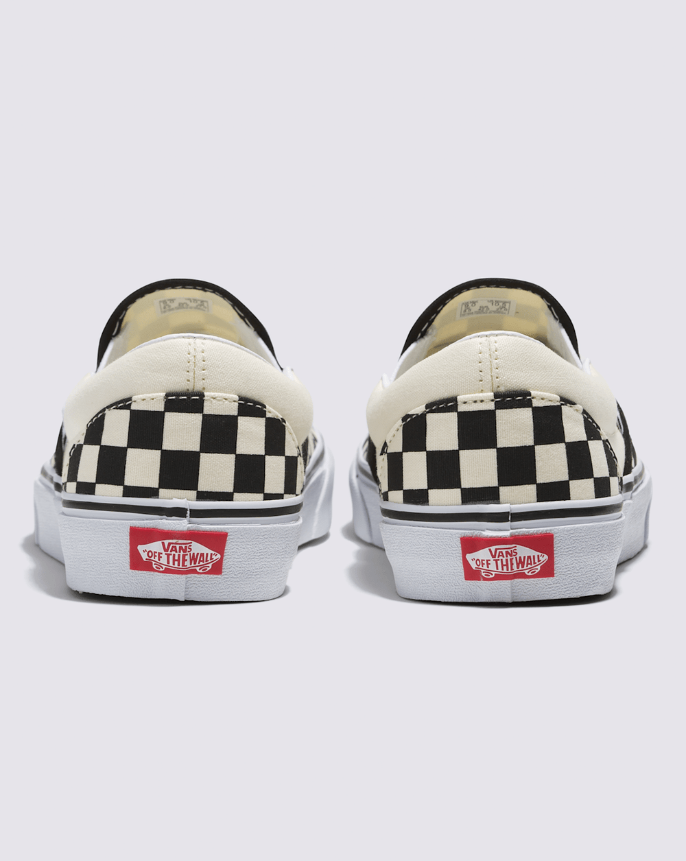 Classic Slip-On Wide Checkerboard Shoe in Checkerboard Black / Classic White | Vans near me