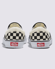 Classic Slip-On Wide Checkerboard Shoe in Checkerboard Black / Classic White | Vans near me
