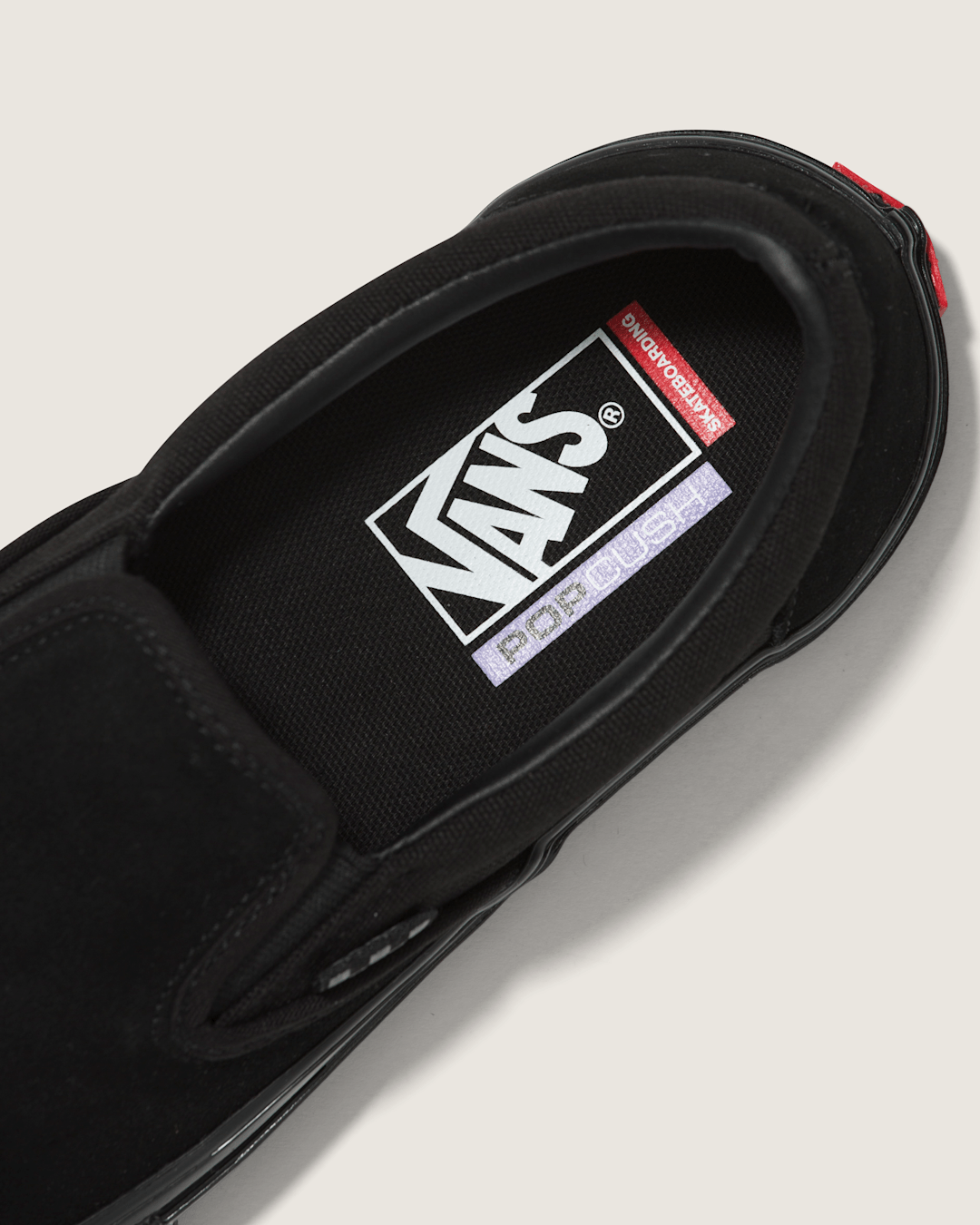Skate Slip-On Black/Black Skate Shoe | Vans on sale