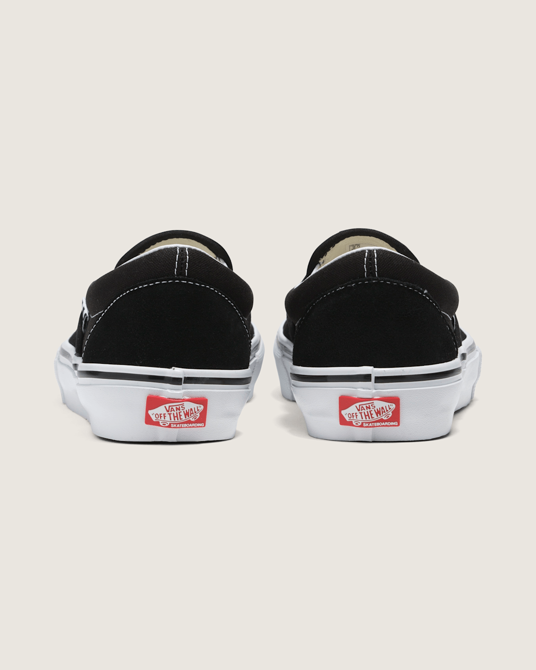 Skate Slip-On Black/White Skate Shoe | Vans outlet