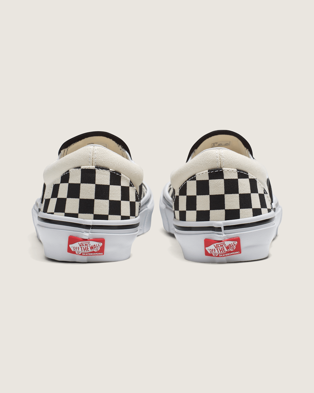 Skate Slip-On Checkerboard Shoe in Checkerboard Black / Off White | Vans on sale