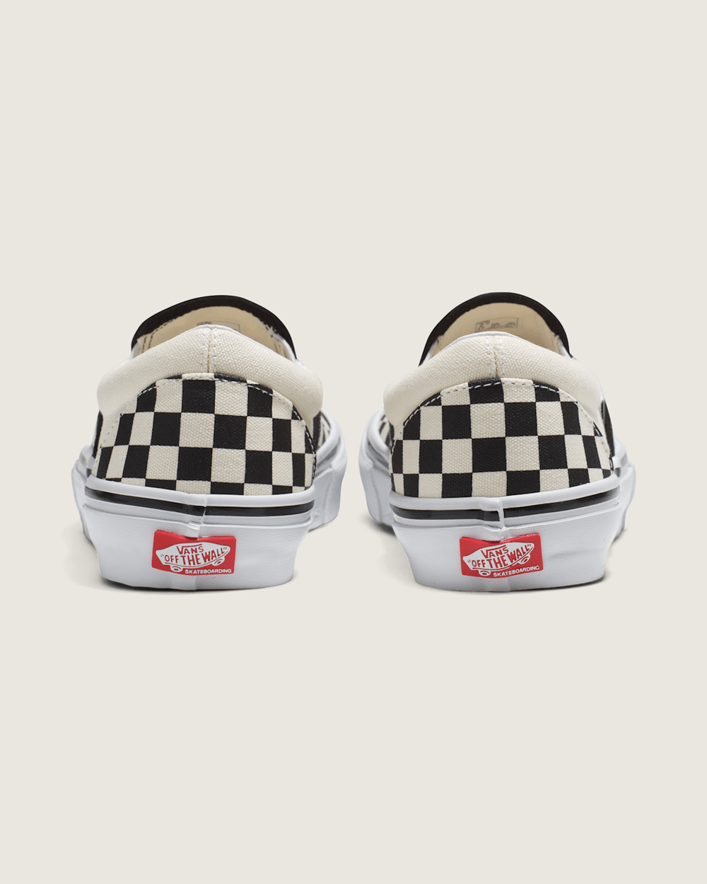 Skate Slip-On Checkerboard Shoe in Checkerboard Black / Off White | Vans on sale