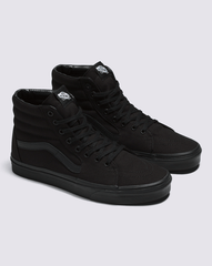 Sk8-Hi Wide Canvas Black/Black Classics Shoe | Vans discount