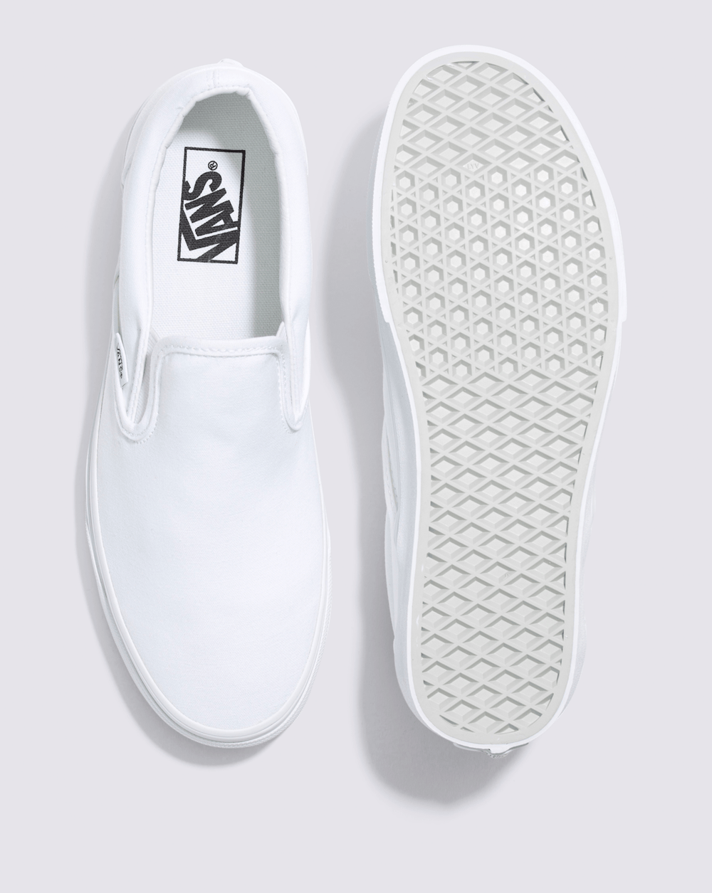 Classic Slip-On Wide Canvas True White Classics Shoe | Vans near me