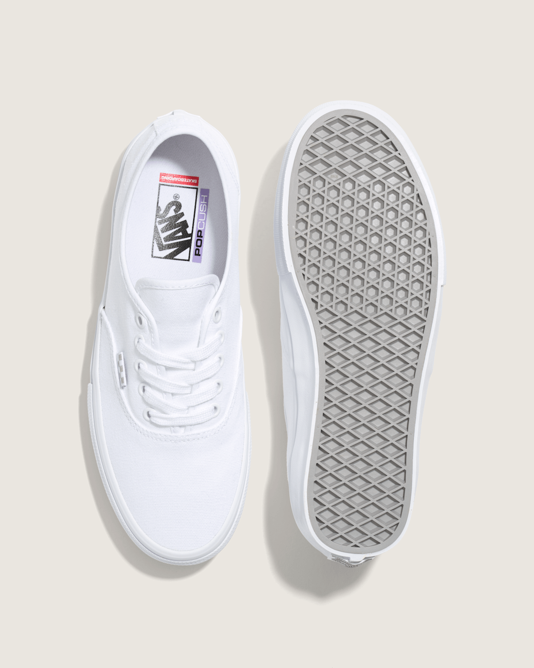 Skate Authentic True White Skate Shoe | Vans outlet