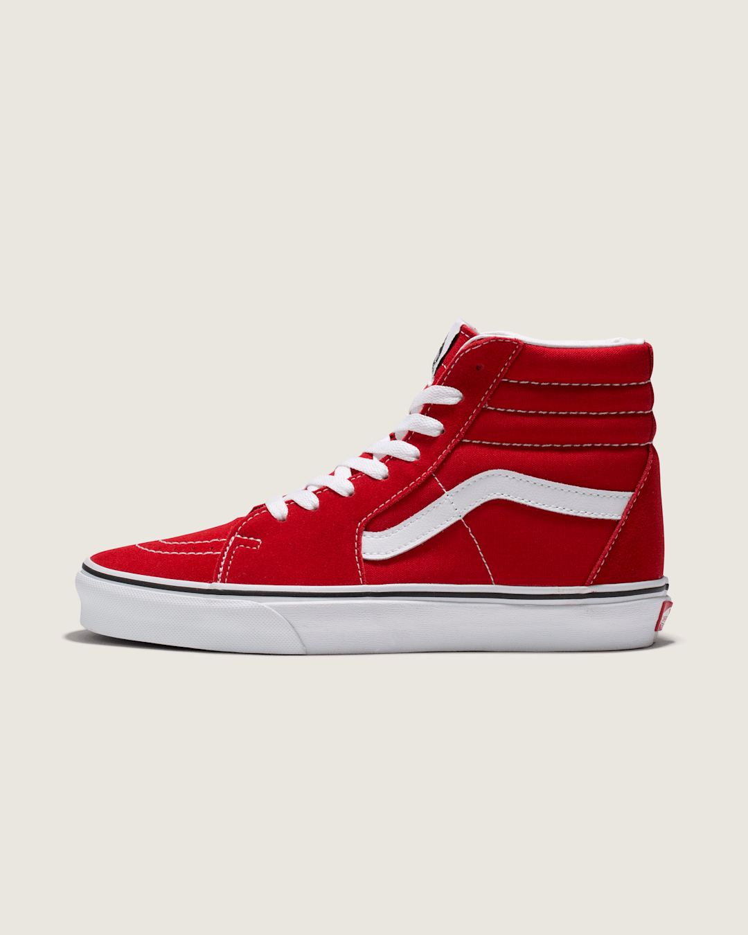 Sk8-Hi Shoe in Racing Red / True White | Vans on sale