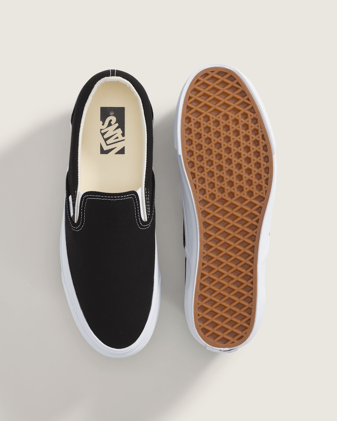 Premium Slip-On Shoe in Black / White | Vans sale