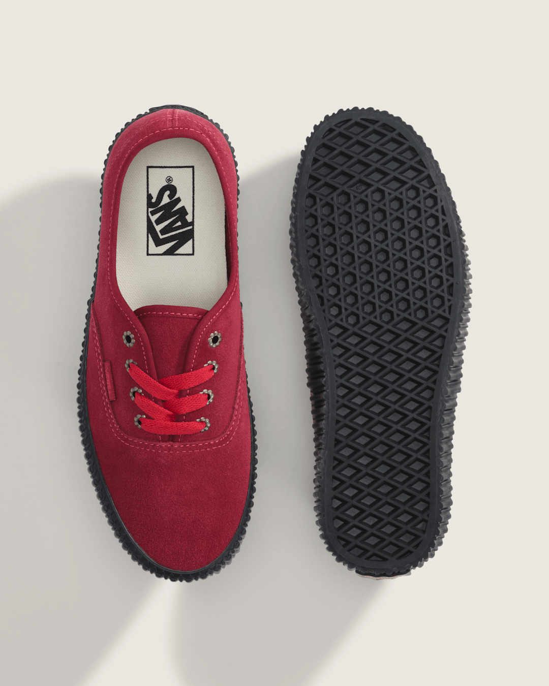 Authentic Creeper Shoe in Bordeaux Red | Vans online