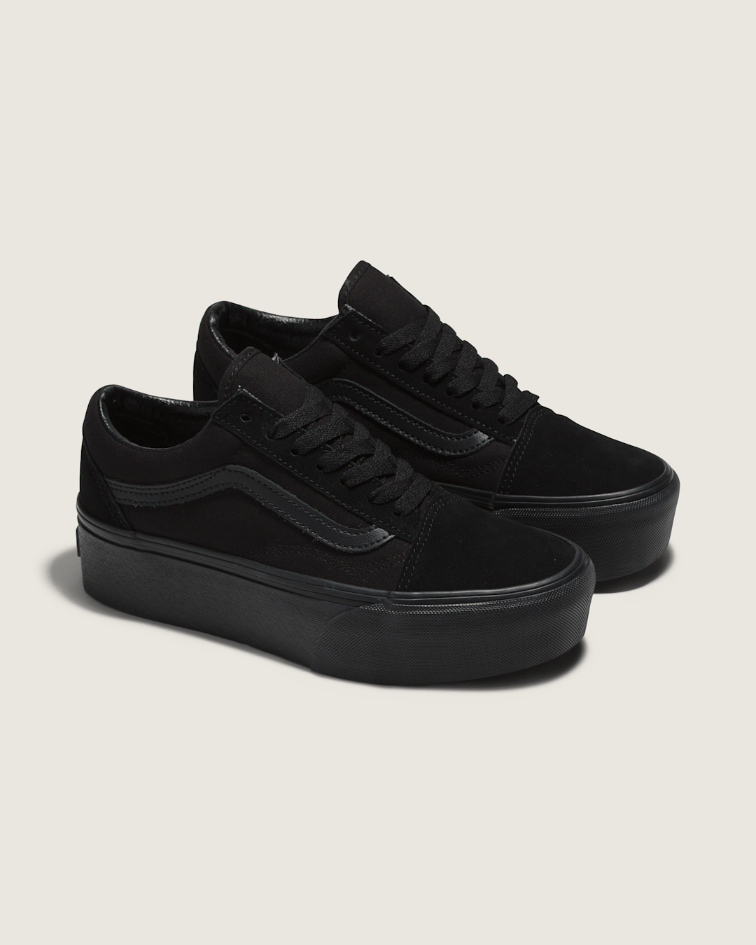 Old Skool Stackform Suede/Canvas Black/Black Shoe | Vans online