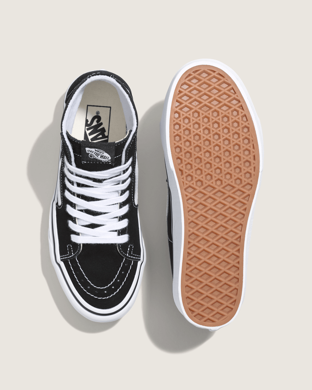 Sk8-Hi Tapered Stackform Black/True White Shoe | Vans sale
