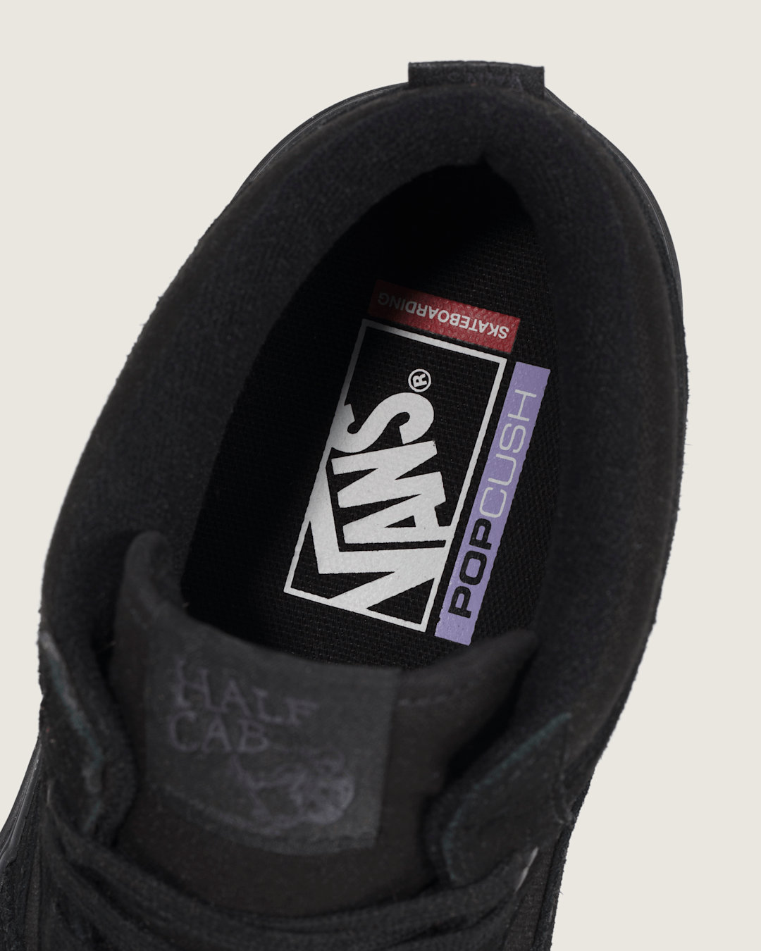 Skate Half Cab Black/Black Skate Shoe | Vans on sale