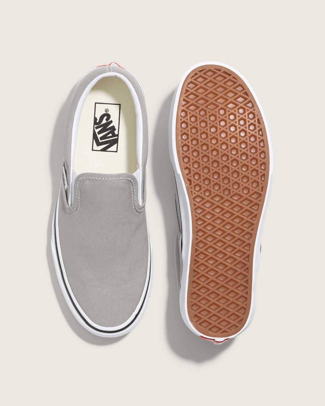 Classic Slip-On Drizzle/True White Shoe | Vans discount