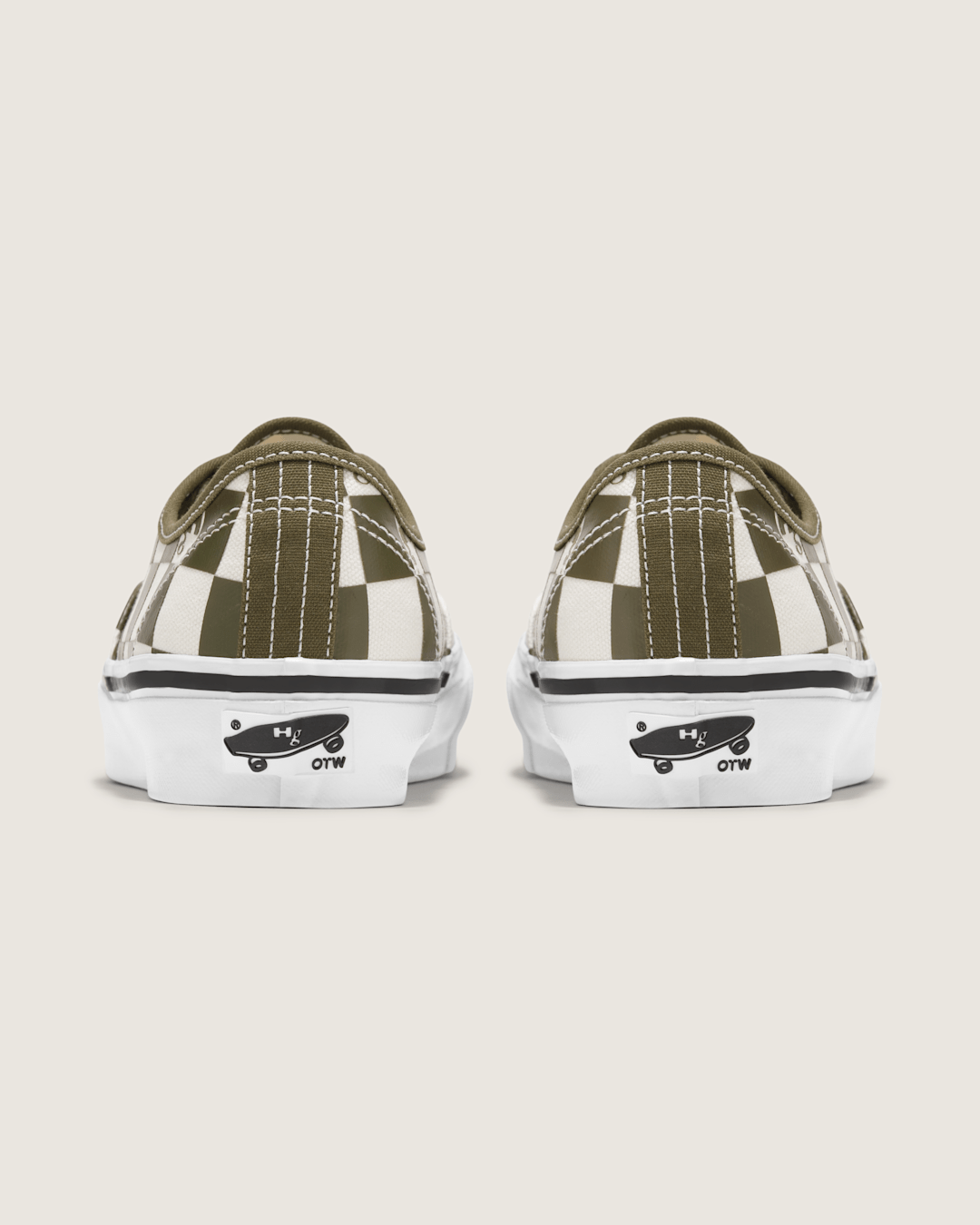 OTW by Vans X HommeGirls Authentic 44 in Checkerboard Military Green | Vans near me