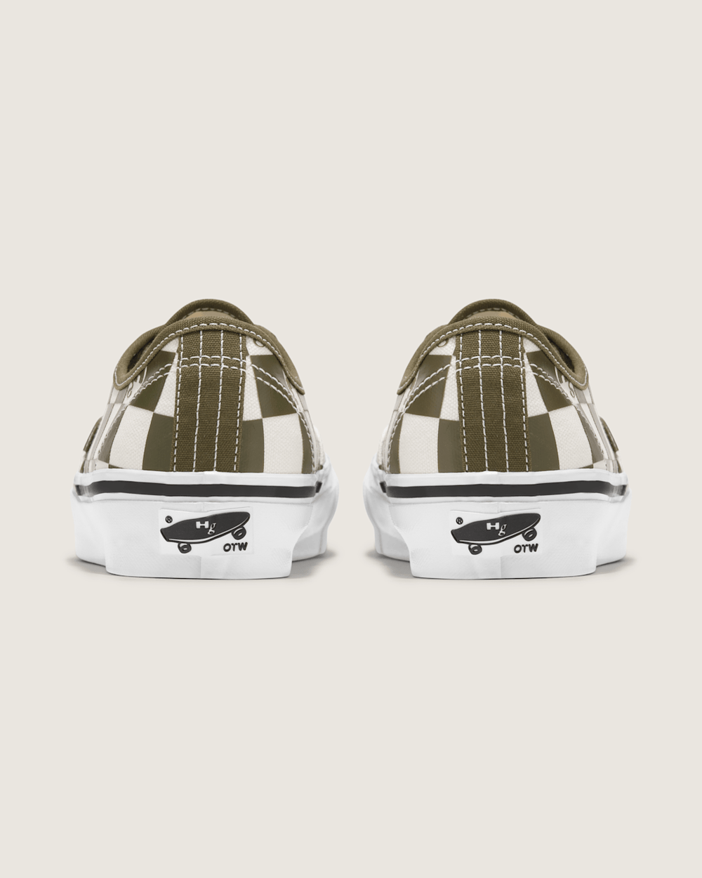 OTW by Vans X HommeGirls Authentic 44 in Checkerboard Military Green | Vans near me