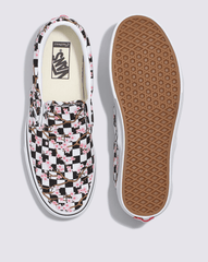 Customs Classic Slip-On Checkerboard Shoe in Cherry Blossom Pink / Black | Vans discount