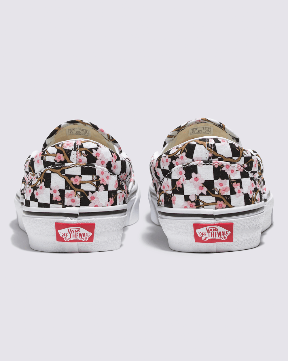 Customs Classic Slip-On Checkerboard Shoe in Cherry Blossom Pink / Black | Vans discount