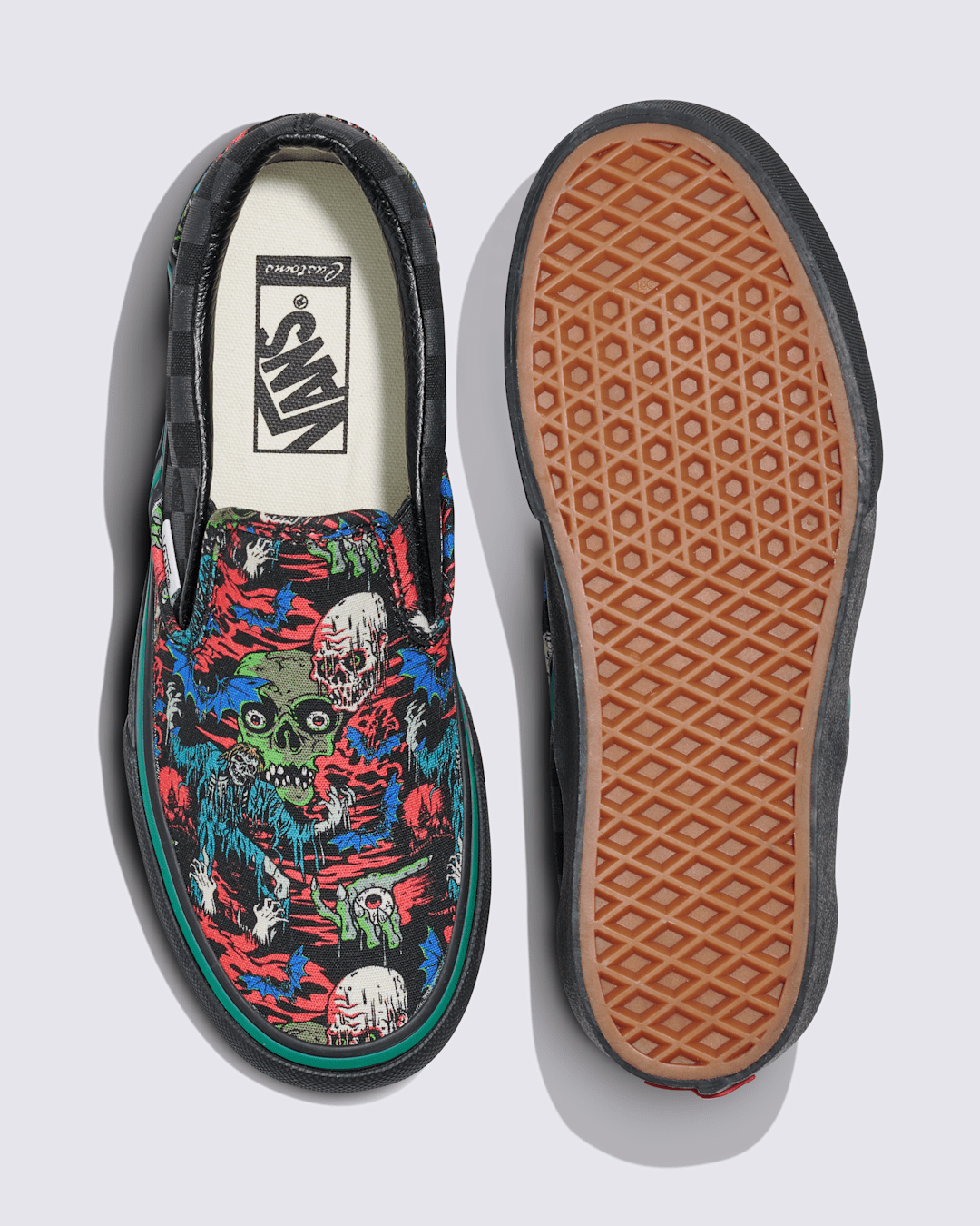 Customs Classic Slip-On Platform Halloween Shoe in Customs | Vans outlet