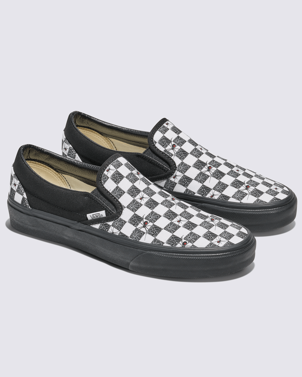 Customs Classic Slip-On Halloween Checkerboard Shoe in Customs | Vans on sale