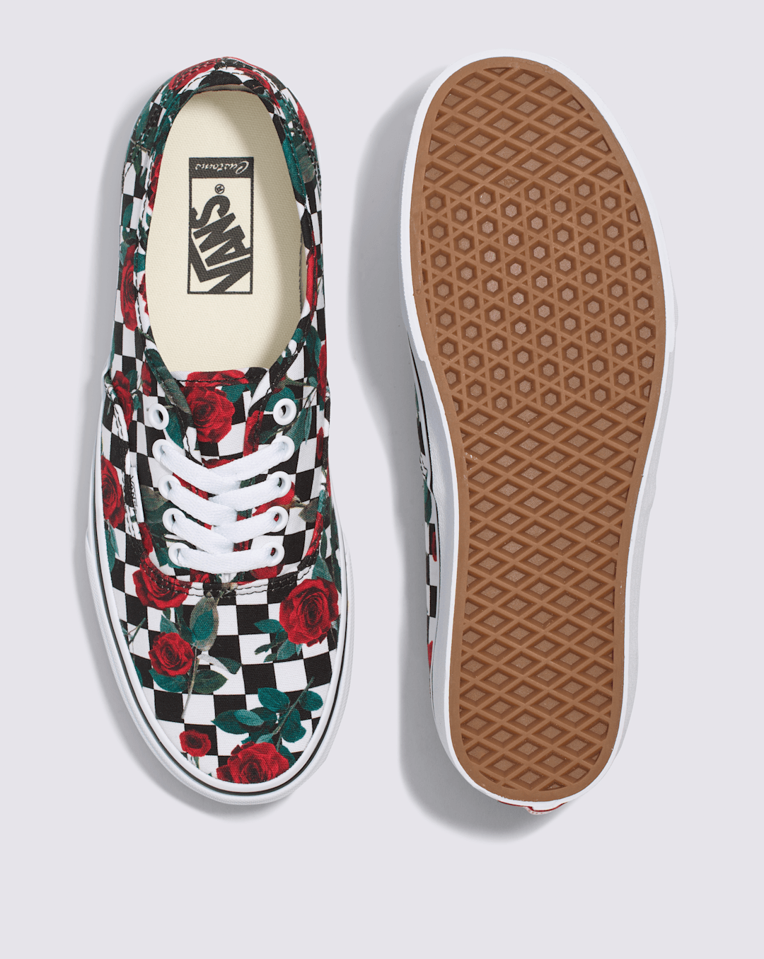 Customs Authentic Checkerboard Shoe in Customs | Vans discount