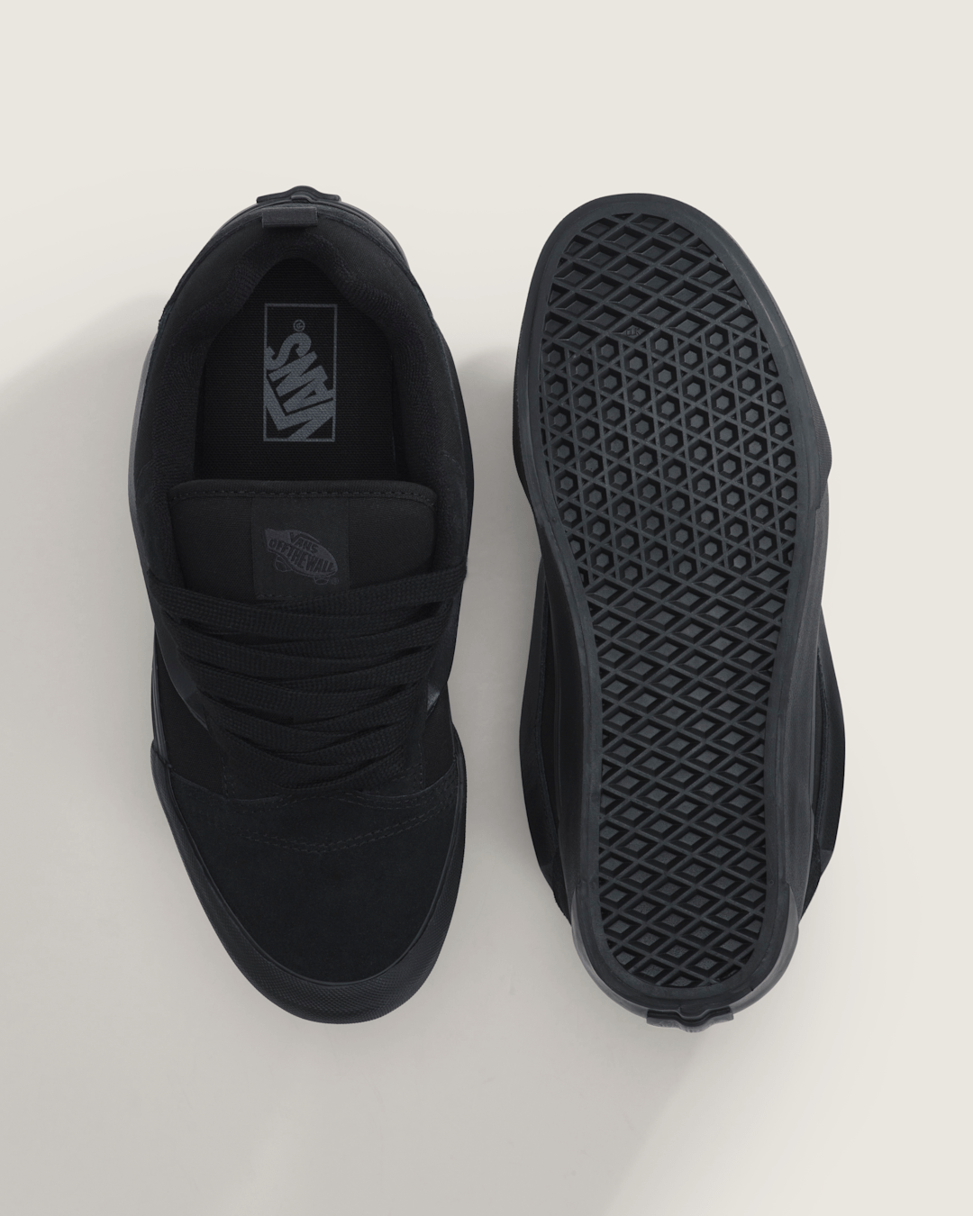 Knu Skool Shoe in Triple Black | Vans sale