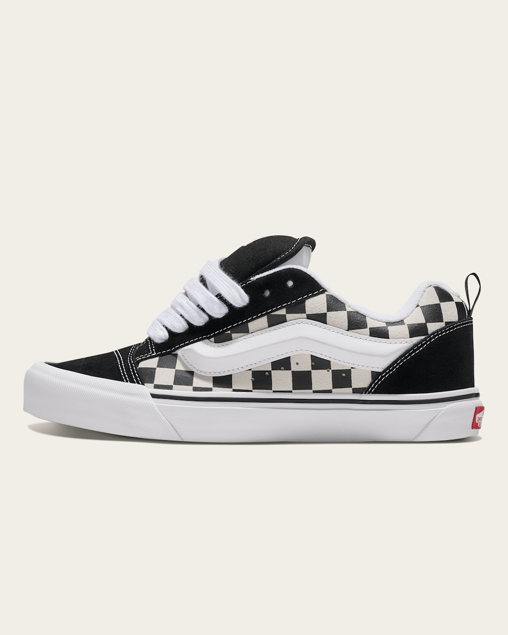 Knu Skool Checkerboard Shoe in Checkerboard Black / True White | Vans discount
