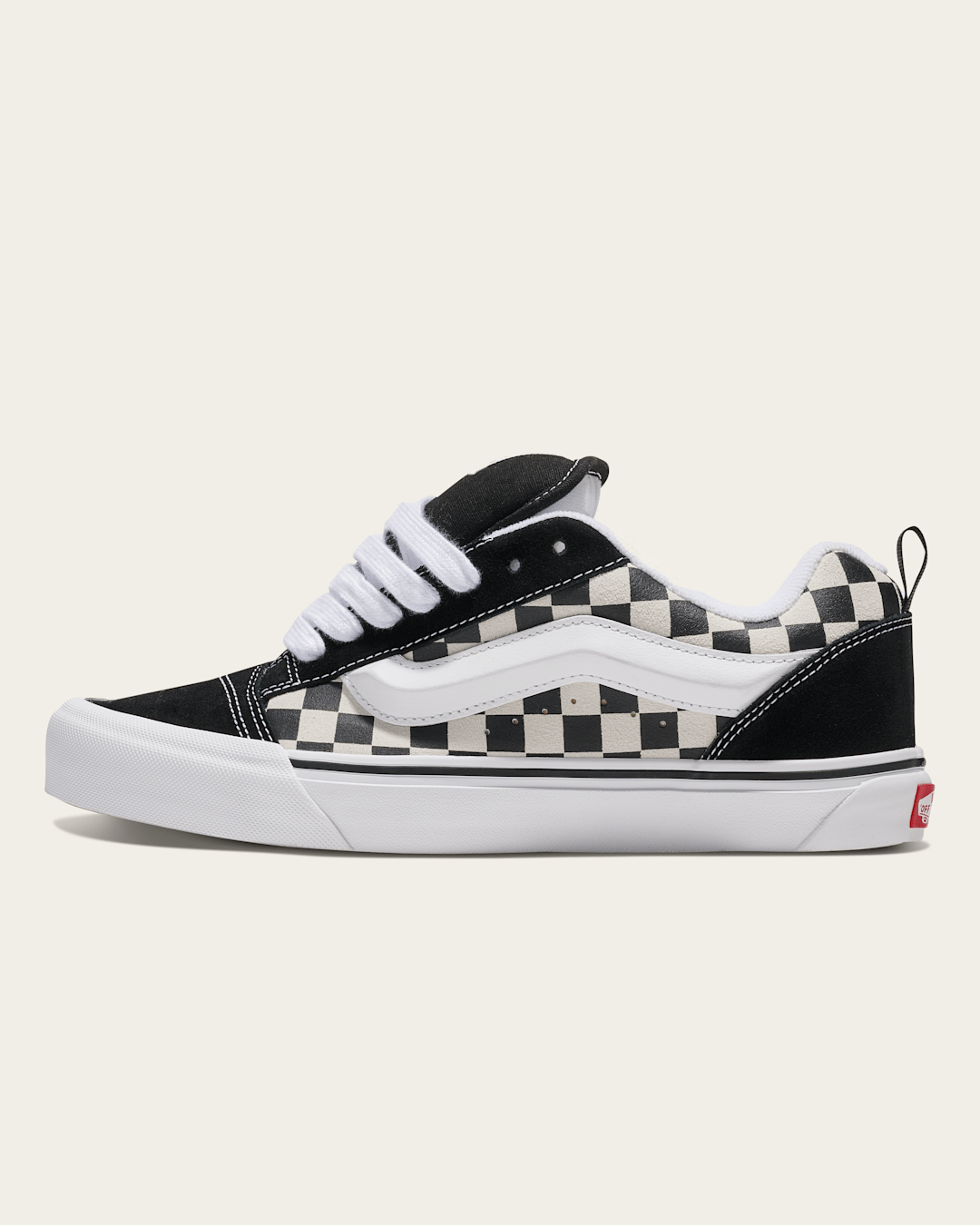Knu Skool Checkerboard Shoe in Checkerboard Black / True White | Vans discount