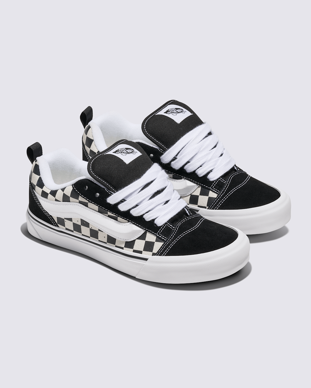 Knu Skool Checkerboard Shoe in Checkerboard Black / True White | Vans discount