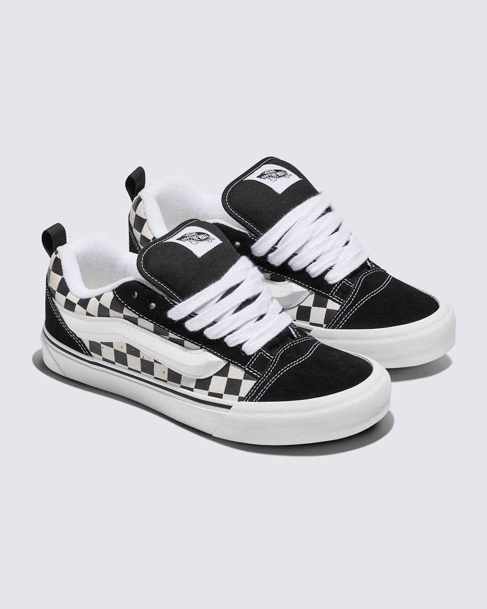 Knu Skool Checkerboard Shoe in Checkerboard Black / True White | Vans discount