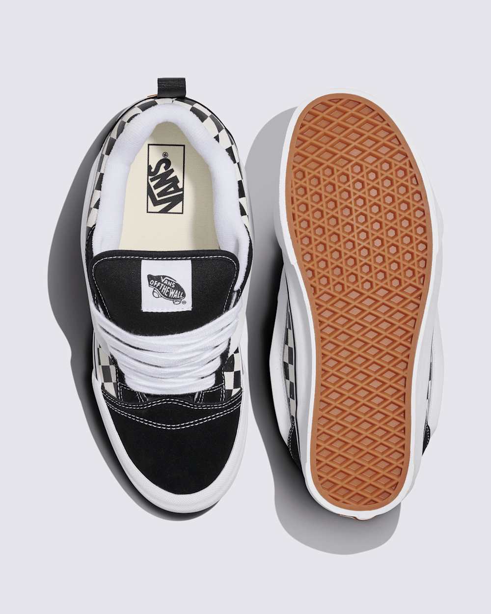 Knu Skool Checkerboard Shoe in Checkerboard Black / True White | Vans discount