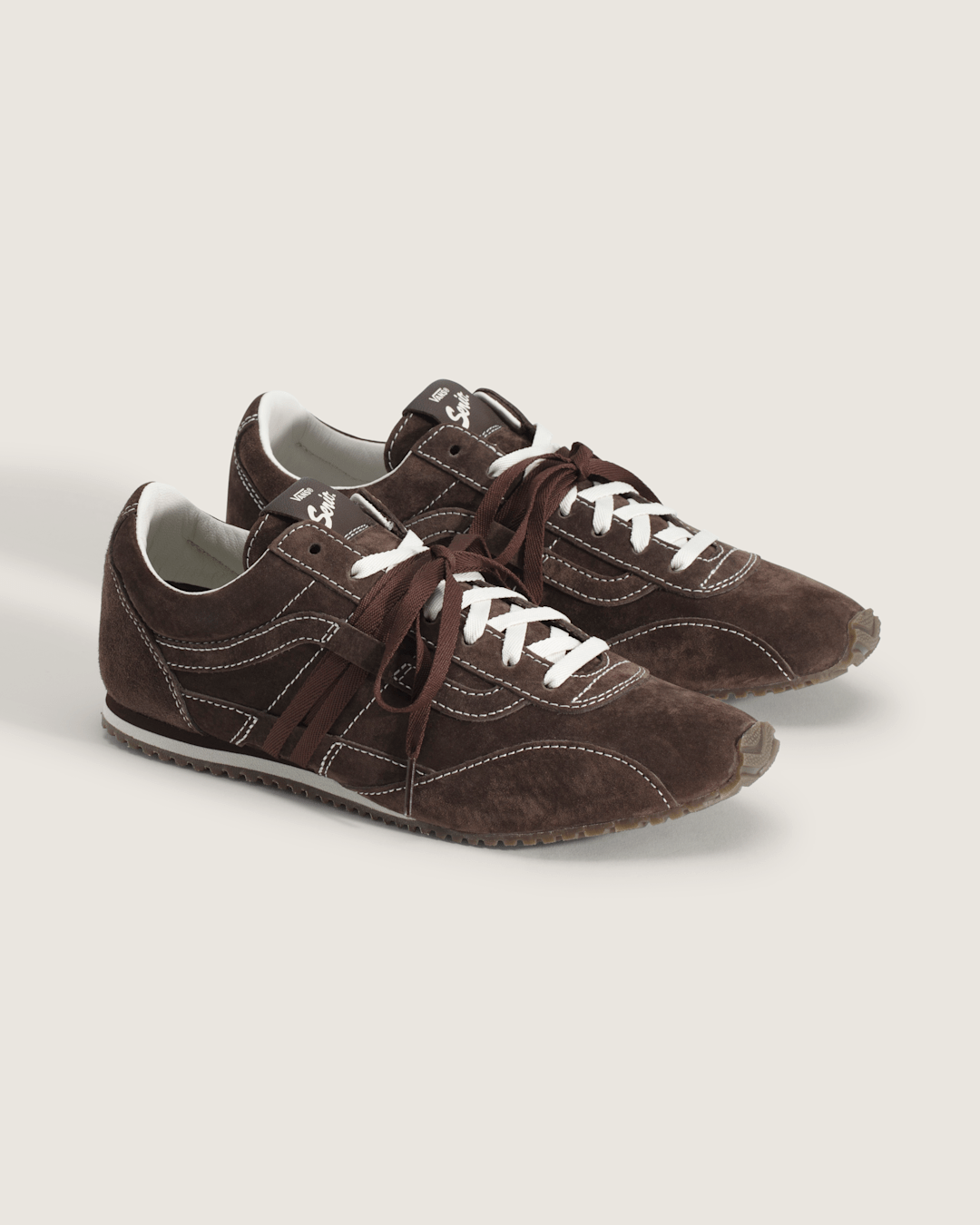 Premium Super Lowpro Trainer in Brown | Vans discount